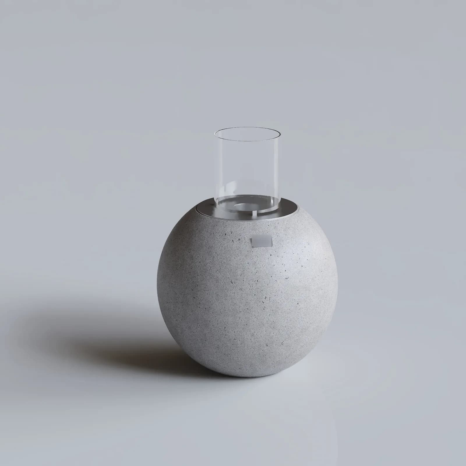 ELMAS Beton Ateş Çukuru Bahçe Şöminesi - Gri renk, S ölçü