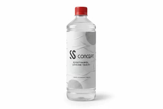 Bioethanol Şömine Yakıtı 500 ML Bioethanol Bacasız Şömine Modelleri ve Fiyatları - SS Concept