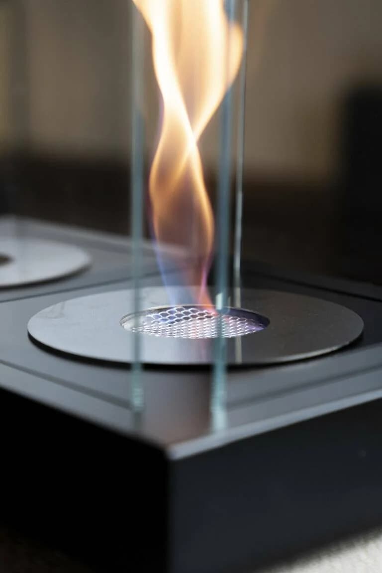 Masa Üstü Kare Şömine Siyah Bioethanol Bacasız Şömine Modelleri ve Fiyatları - SS Concept