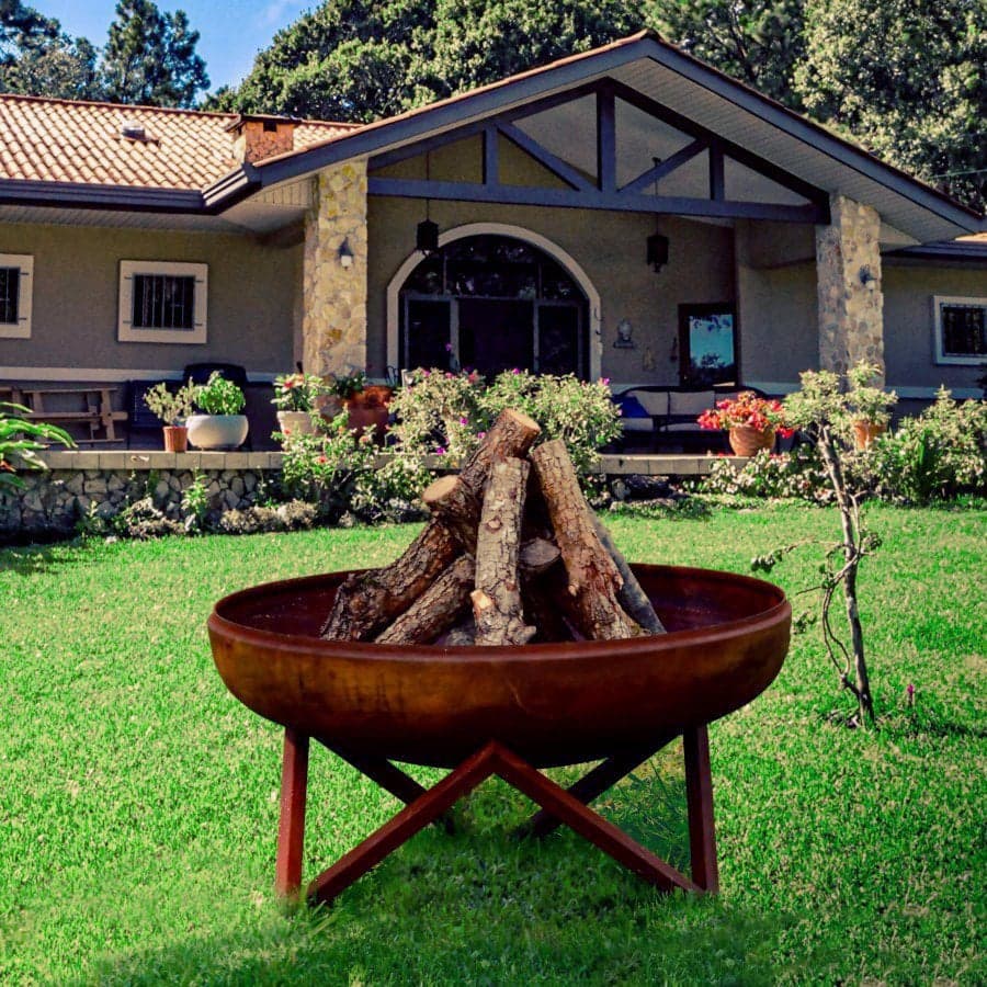 Ross Ateş Çukuru Bahçe Şöminesi ve Mangal Şömine Modelleri ve Fiyatları - SS Concept