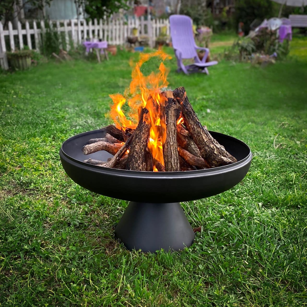 Selen Ateş Çukuru Bahçe Şöminesi ve Mangal (Büyük)