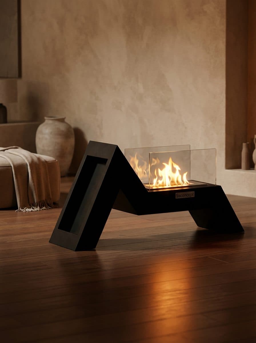 AngelFire Taşınabilir Şömine Bioethanol Bacasız Şömine Modelleri ve Fiyatları - SS Concept