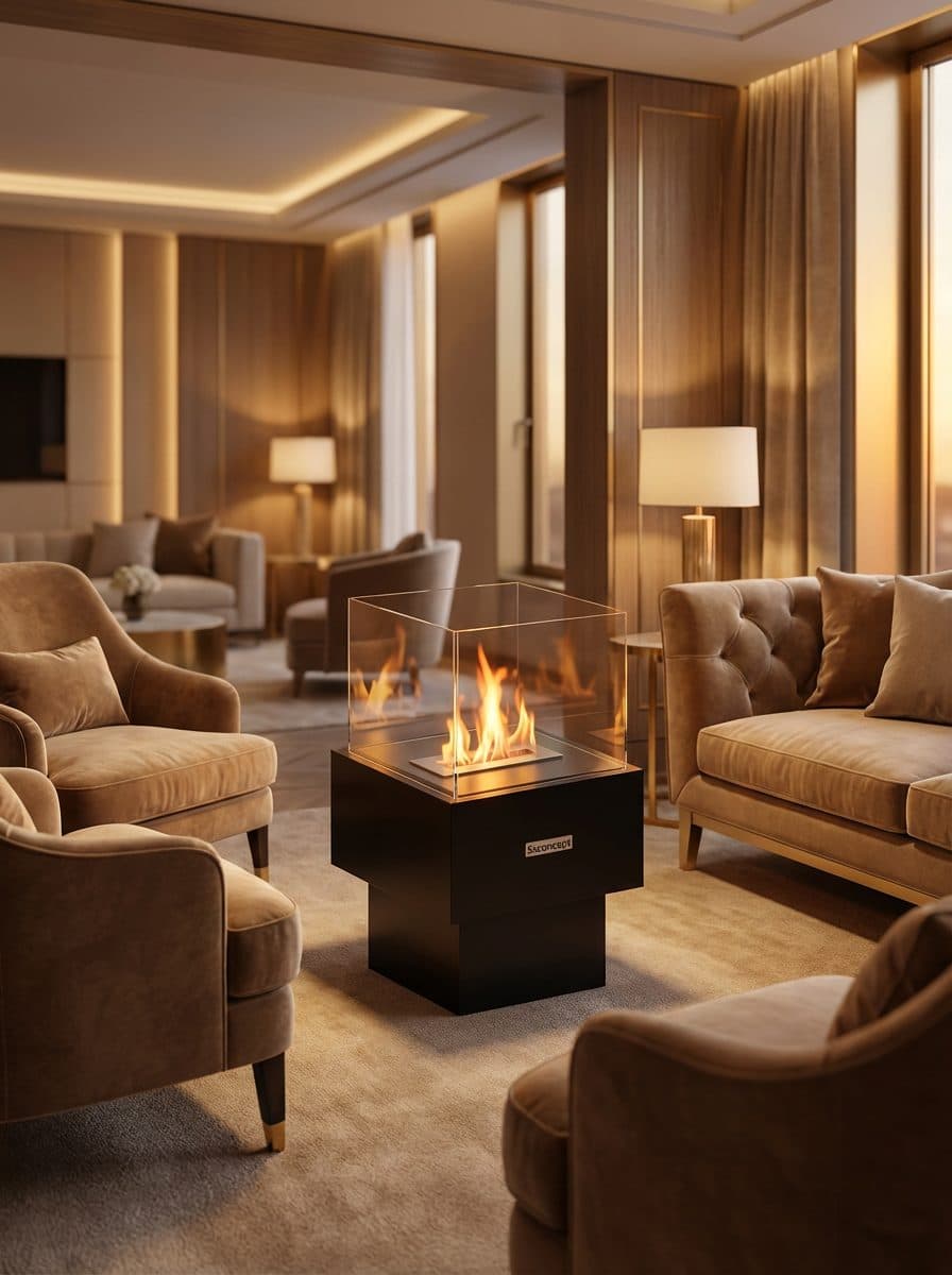 Temple Taşınabilir Şömine Bioethanol Bacasız Şömine Modelleri ve Fiyatları - SS Concept