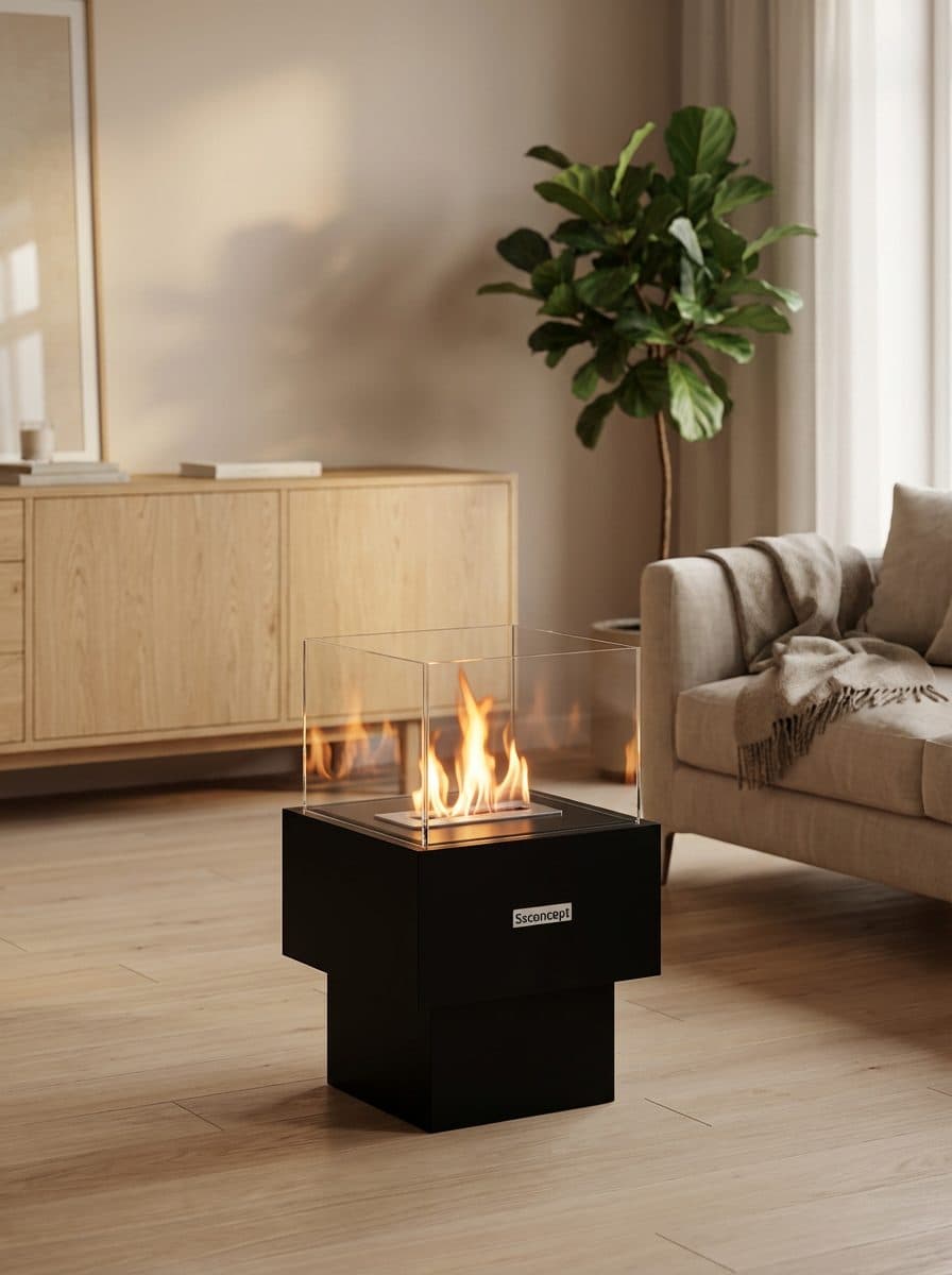 Temple Taşınabilir Şömine Bioethanol Bacasız Şömine Modelleri ve Fiyatları - SS Concept