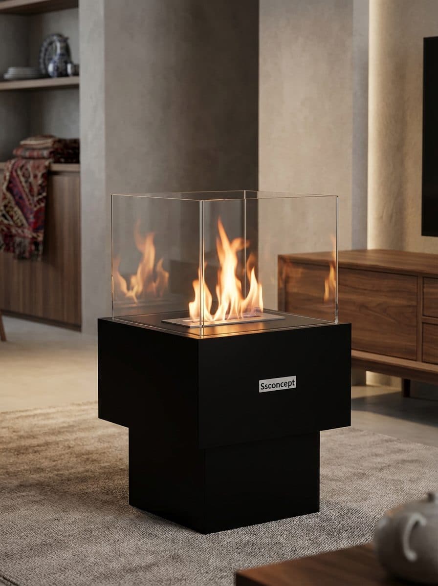 Temple Taşınabilir Şömine Bioethanol Bacasız Şömine Modelleri ve Fiyatları - SS Concept