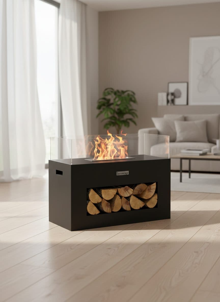 LogHouse Taşınabilir Şömine