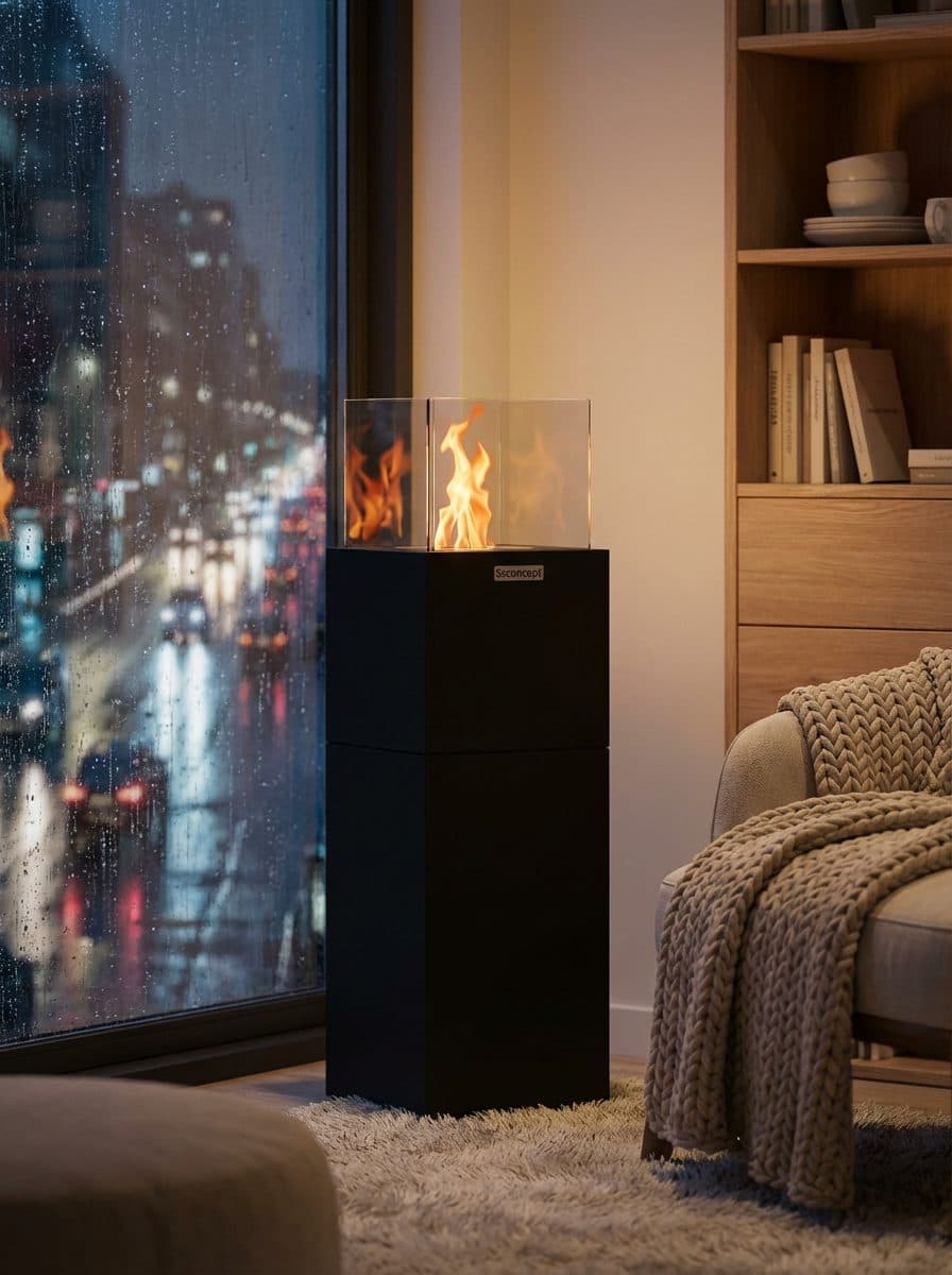 PrimeFire Taşınabilir Şömine Bioethanol Bacasız Şömine Modelleri ve Fiyatları - SS Concept