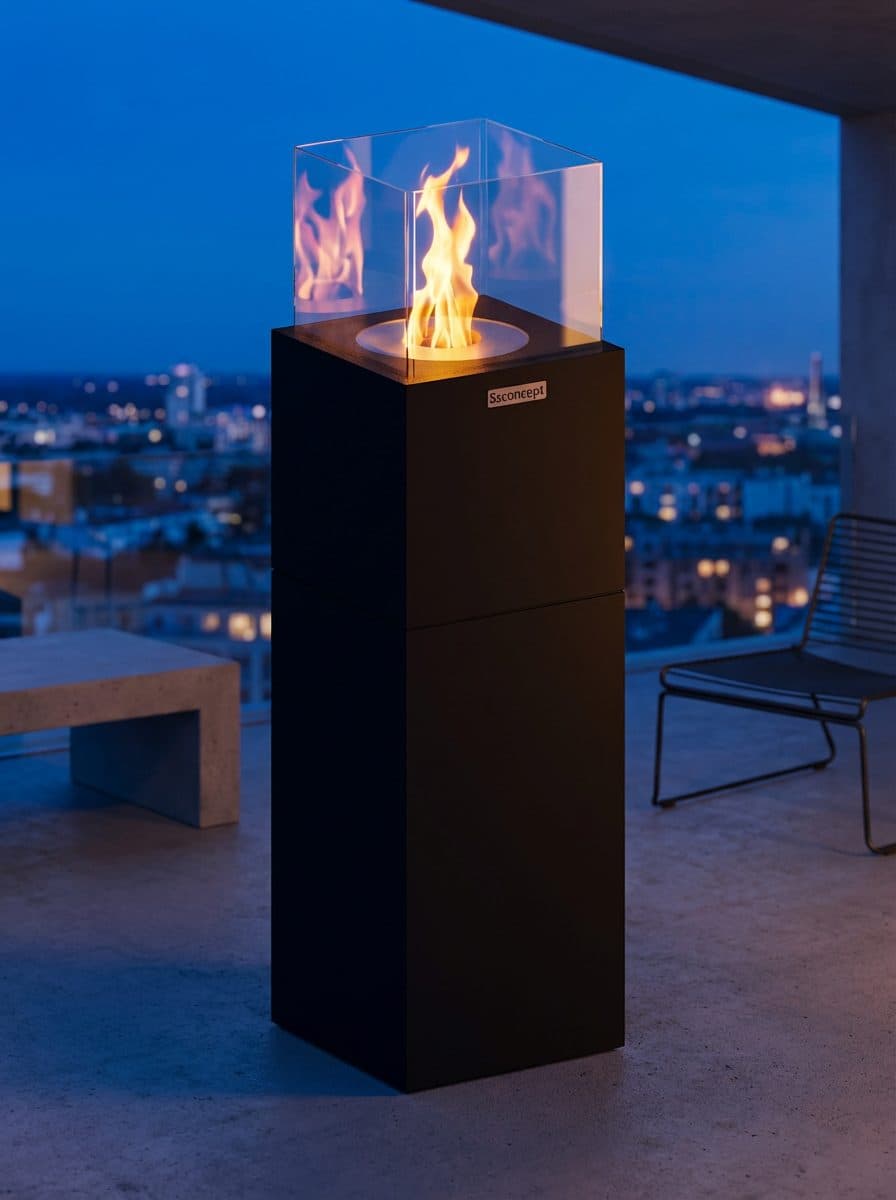 PrimeFire Taşınabilir Şömine Bioethanol Bacasız Şömine Modelleri ve Fiyatları - SS Concept