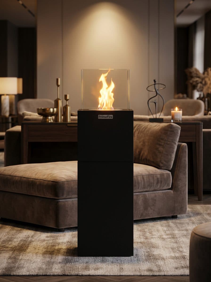 PrimeFire Taşınabilir Şömine Bioethanol Bacasız Şömine Modelleri ve Fiyatları - SS Concept