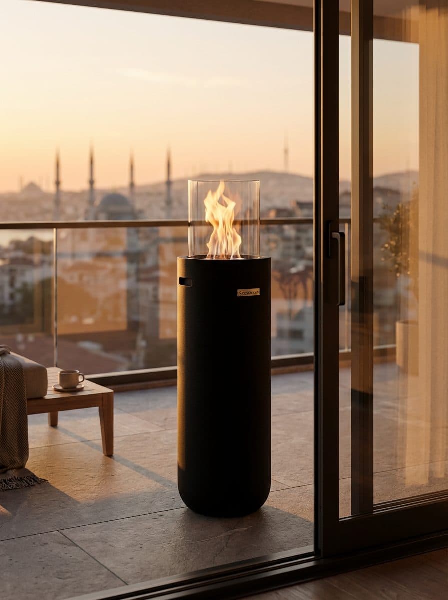 Torch A2 Taşınabilir Şömine Bioethanol Bacasız Şömine Modelleri ve Fiyatları - SS Concept