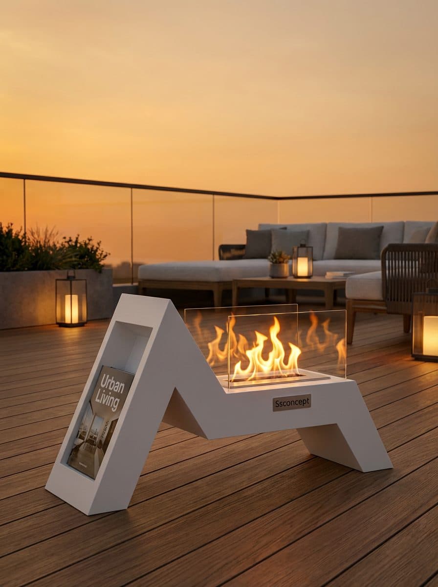 Биоетанолова камина