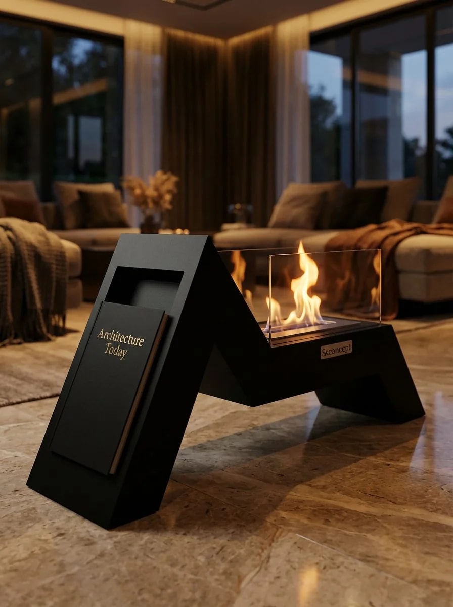 AngelFire Taşınabilir Şömine Bioethanol Bacasız Şömine Modelleri ve Fiyatları - SS Concept