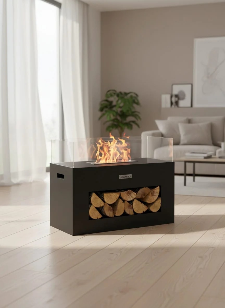 LogHouse Taşınabilir Şömine Bioethanol Bacasız Şömine Modelleri ve Fiyatları - SS Concept