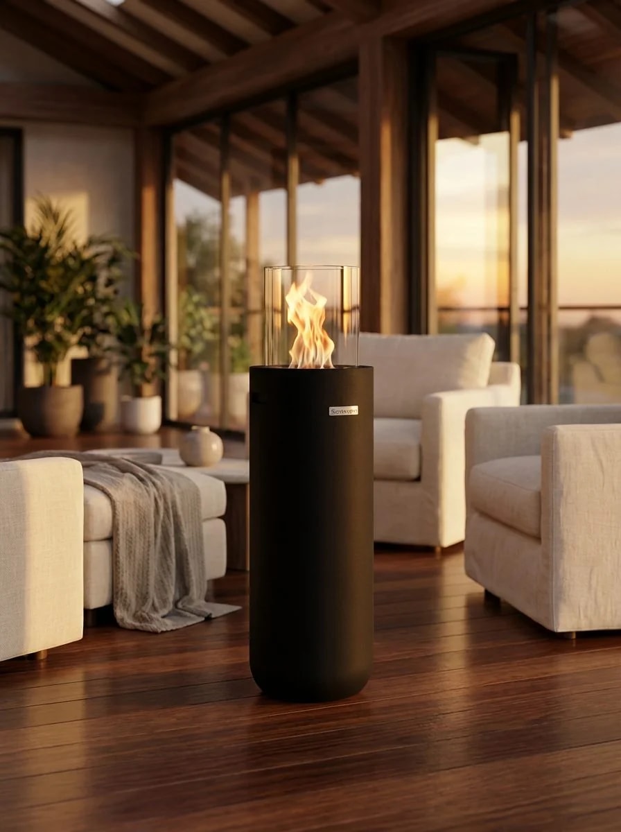 Torch A2 Taşınabilir Şömine Bioethanol Bacasız Şömine Modelleri ve Fiyatları - SS Concept