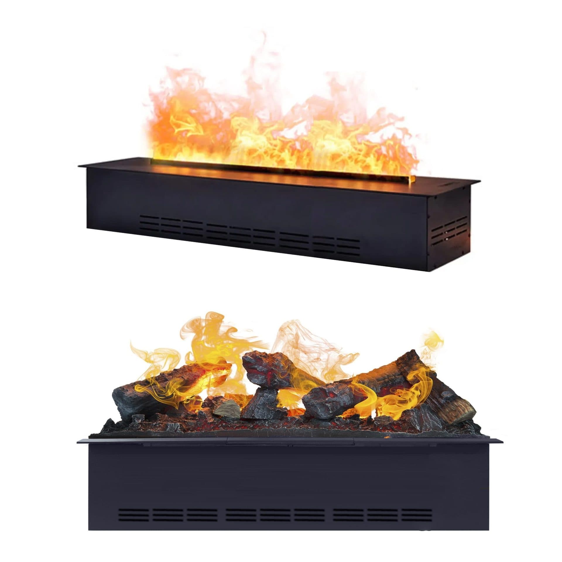 Buharlı Şömine 102 Cm (3 Boyutlu) Su Buharlı 3D Elektrikli