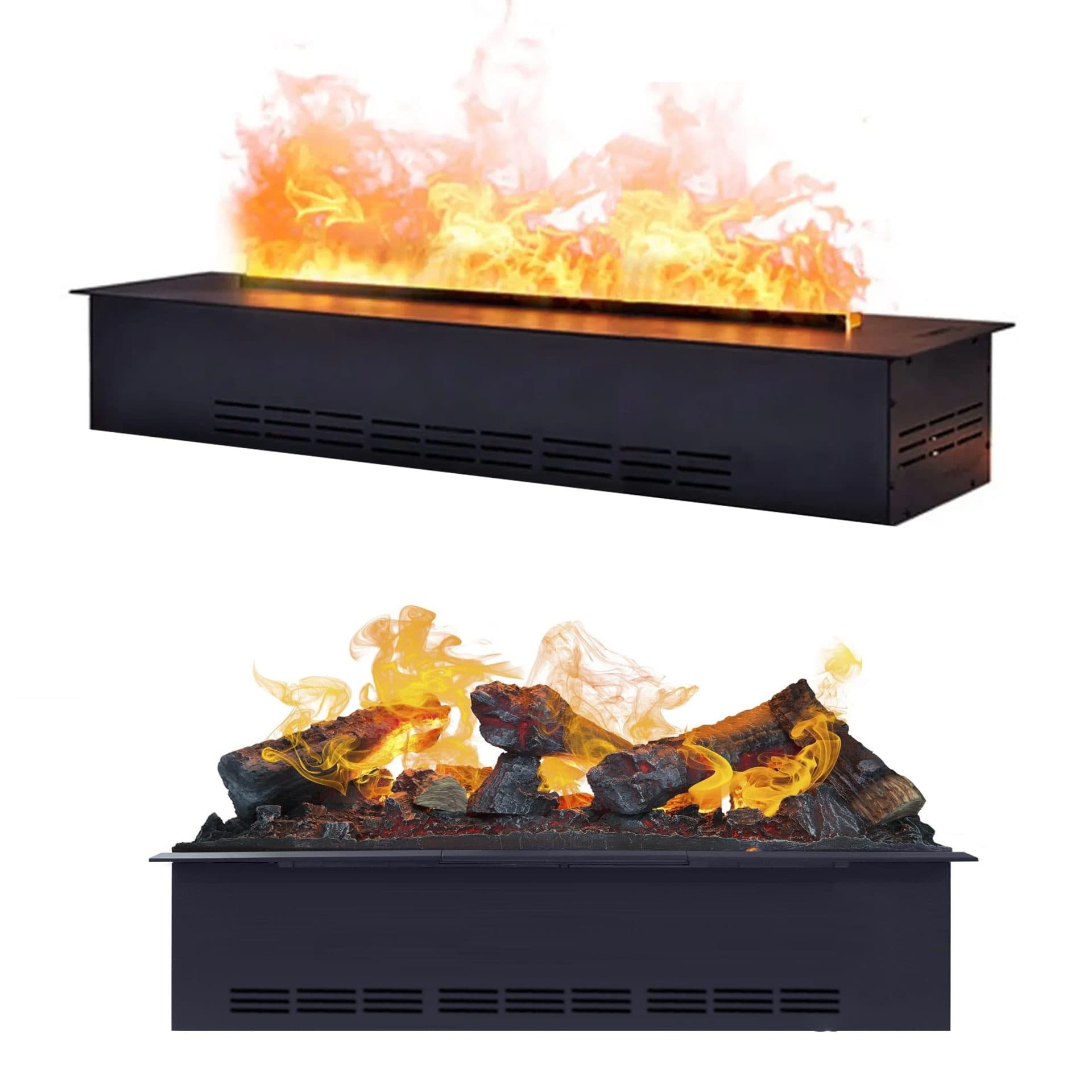 Buharlı Şömine 122 Cm (3 Boyutlu) Su Buharlı 3D Elektrikli